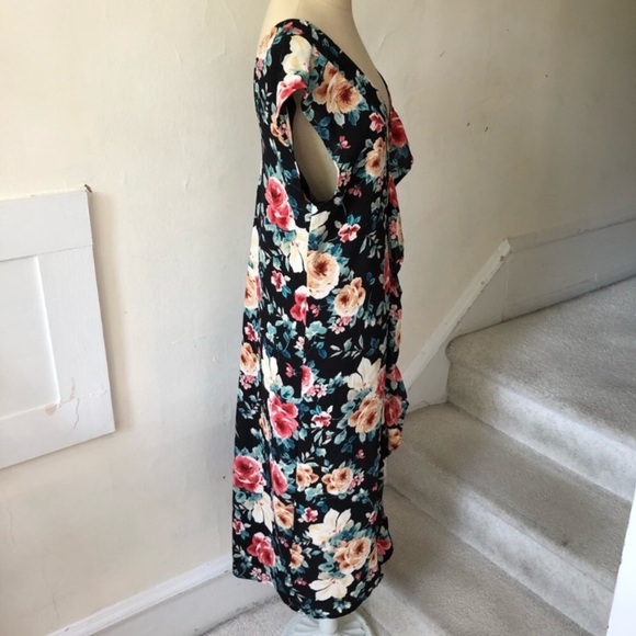 Spirit of Grace Floral Ruffle Trim Hi-Lo Dress NWT - Picture 4 of 9